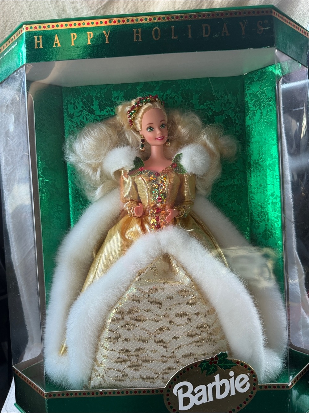Barbie Gold and White Holiday Collector Doll
